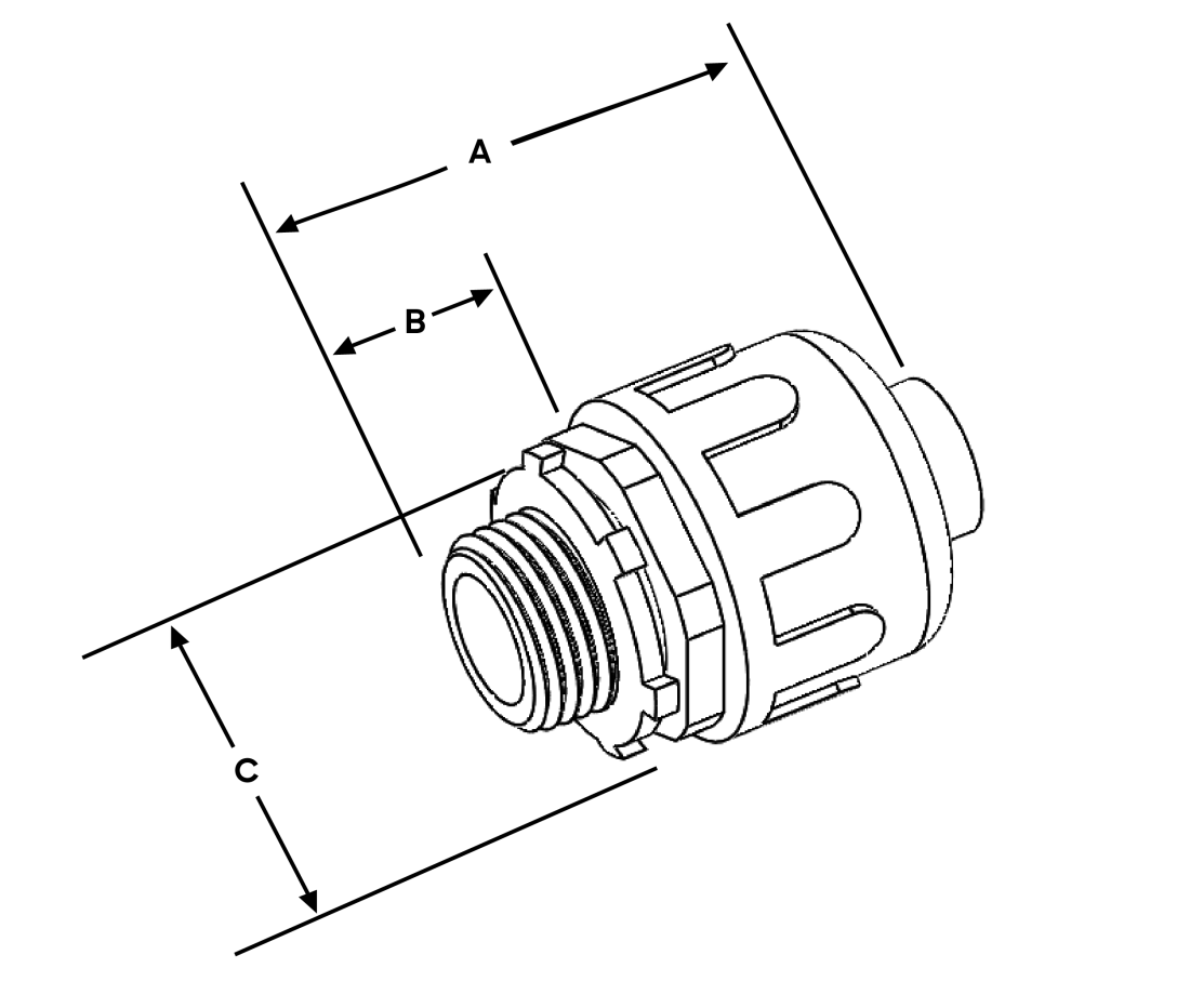 Straight Liquidtight Connectors